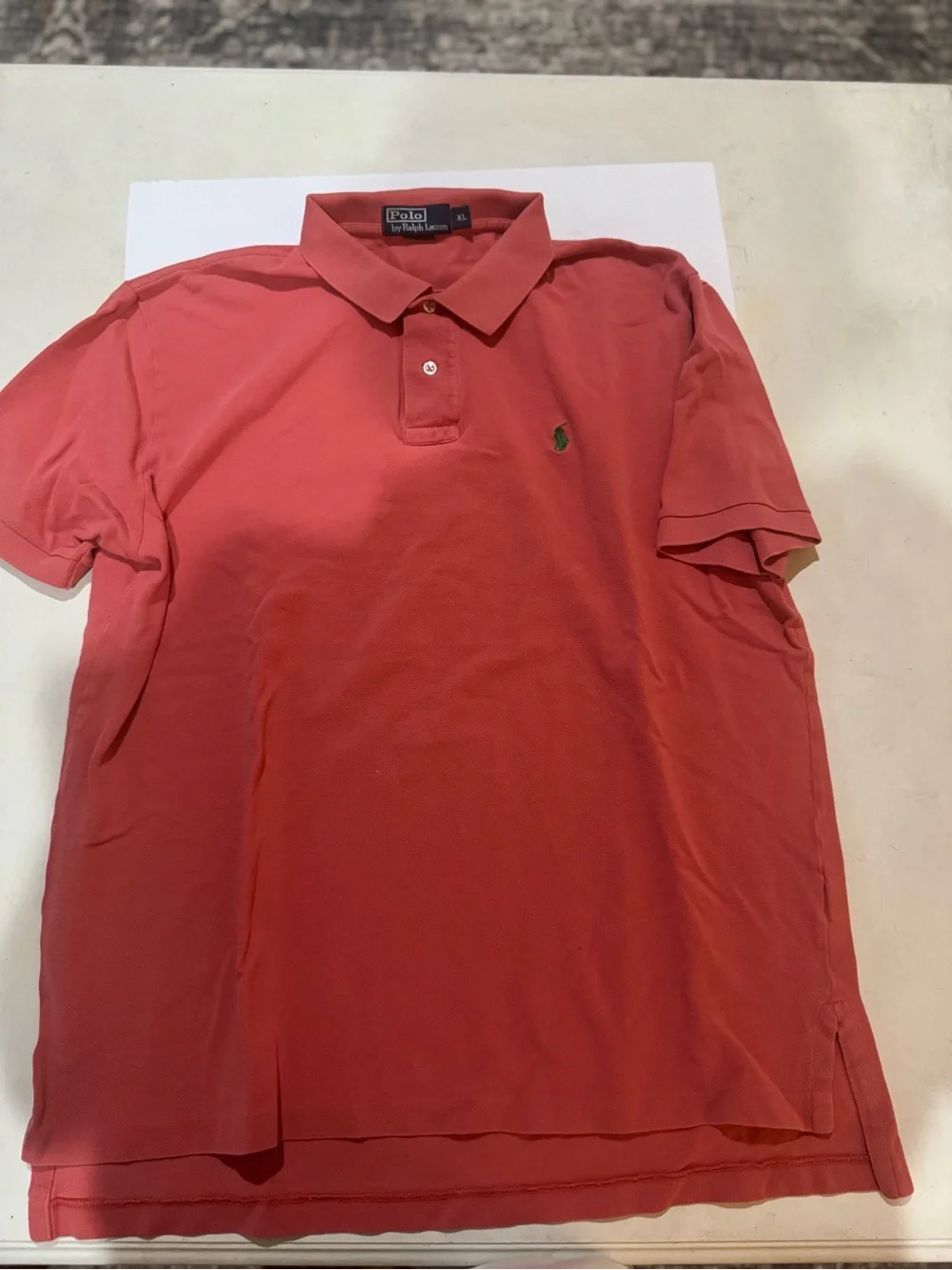 Ralph Lauren Coral Red Men's Polo Shirt